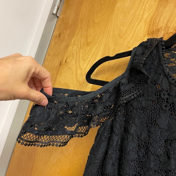 Alexis Women's Philippe Lace Cold-Shoulder Ruffle Jumpsuit - Picture 5 of 10